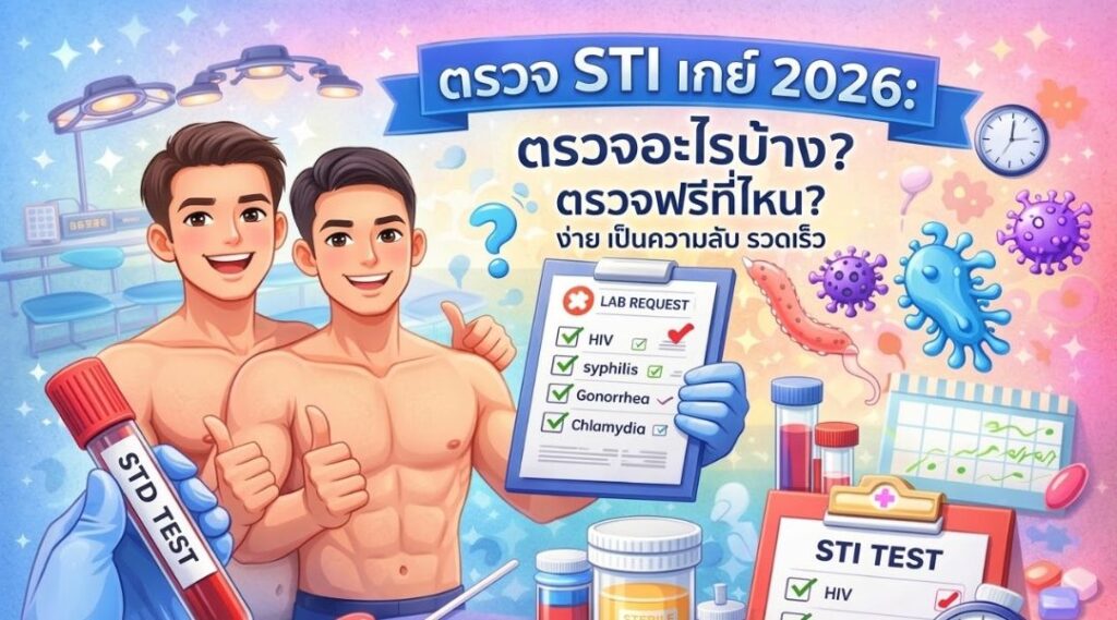 ตรวจ STI ฟรี 2026 มีที่ไหนบ้าง