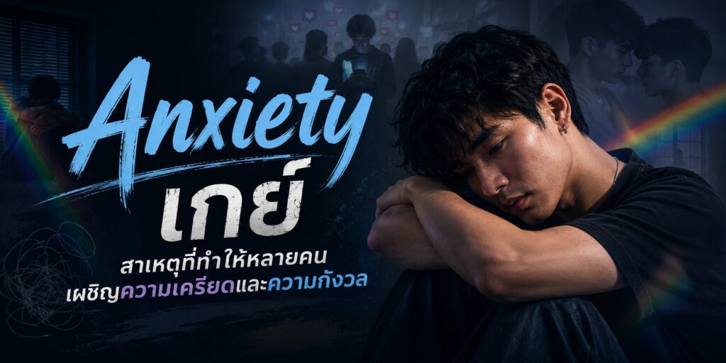 Anxiety เกย์ สาเหตุที่ทำให้หลายคนเผชิญความเครียดและความกังวล