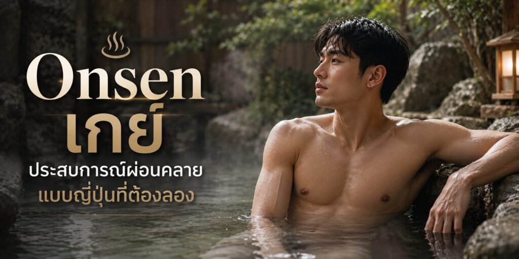 Onsen เกย์ ประสบการณ์ผ่อนคลายแบบญี่ปุ่นที่ต้องลอง