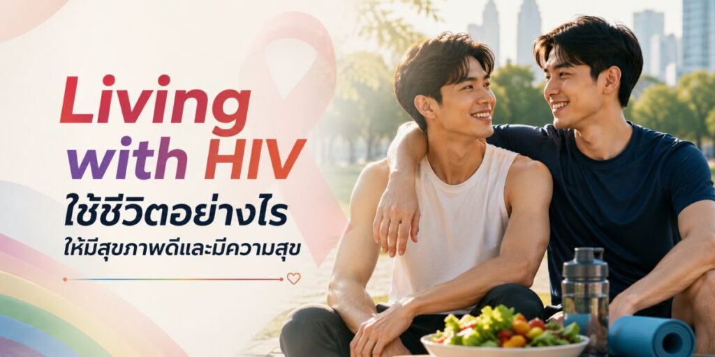 Living with HIV ใช้ชีวิตอย่างไรให้มีสุขภาพดีและมีความสุข