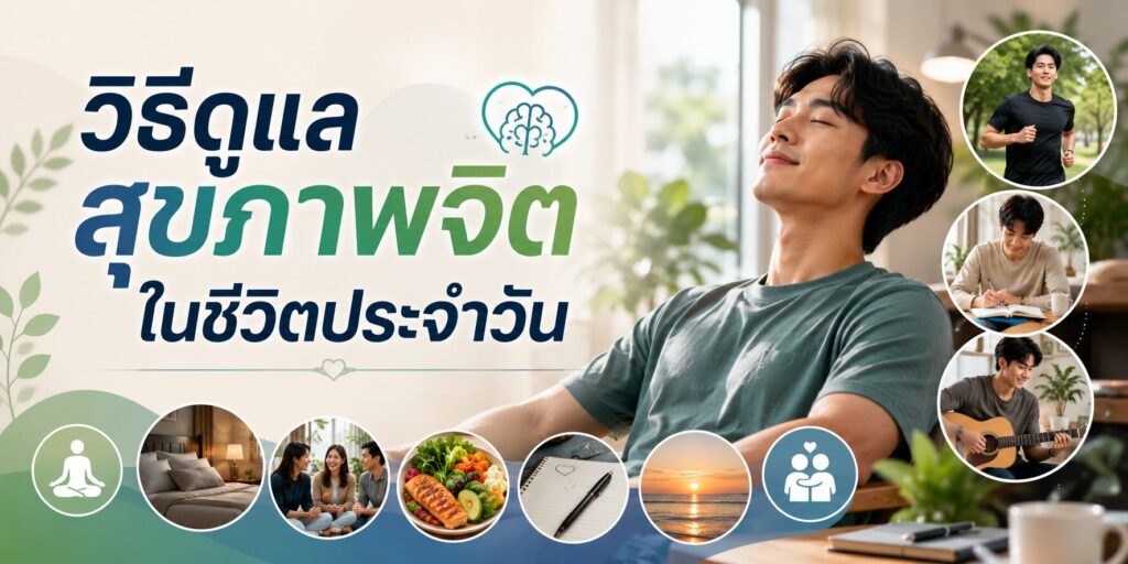 วิธีดูแลสุขภาพจิตในชีวิตประจำวัน