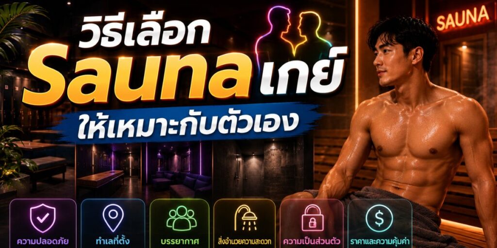 วิธีเลือก Sauna เกย์ ให้เหมาะกับตัวเอง
